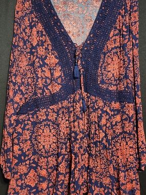 Torrid Navy&Red Blouse